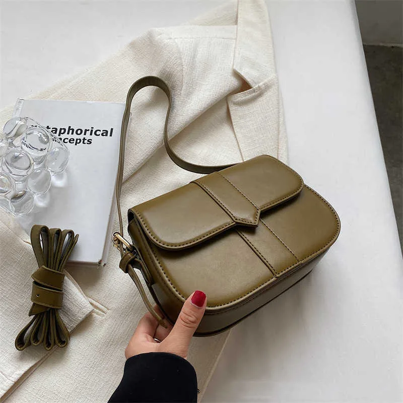 Simple Small Square Bag Personality Fashion Texture Green - Shop at LoveMi