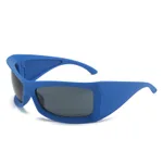 Grey Frame With Blue Frame
