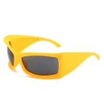 Grey Frame With Yellow Frame