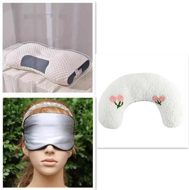 3D Knitted Cotton Pillow Sleep Aid Set4 - Shop at LoveMi