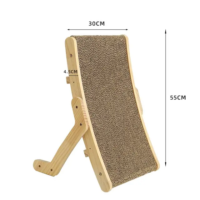 Corrugated Paper Cat Scratch Board Deformed Corrugated Paper Bed - Shop at LoveMi