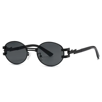 Round Frame Trendy Sun Protection Sunglasses C1 - Shop at LoveMi