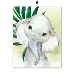 Cute Cartoon Small Animal Print Decorative Painting - Km513
