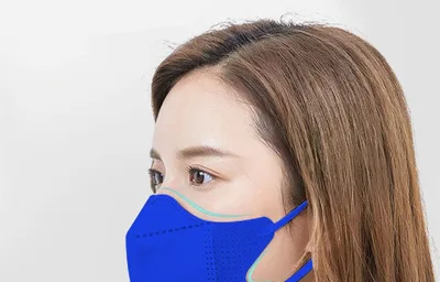 Comfortable 3 layer Thin Disposable Breathable Face Mask Blue - Shop at LoveMi