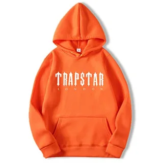 Fashionable And Personalised Solid Colour Men's Sweater - Orange