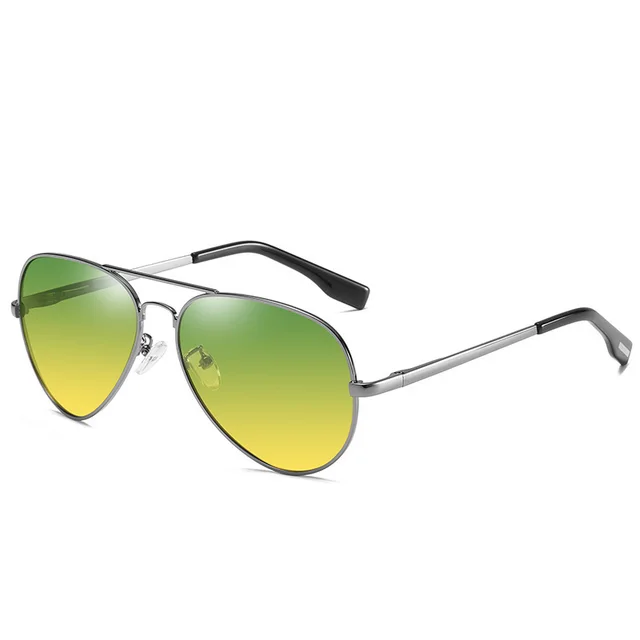 Men's Fashion Simple Polarized Color changing Sunglasses Grey - Shop at LoveMi