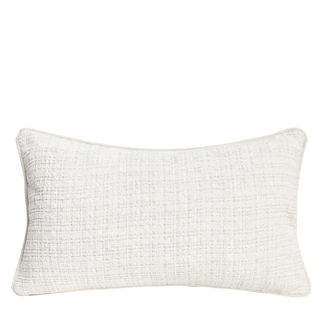 Chenille Modern Luxury American Sofa Throw Pillow Cover With Feather Velvet Beige Waist Pillow - Shop at LoveMi