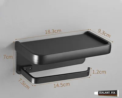 Toilet Perforated Tissue Box Storage Rack Wall Mounted Phone Tissue Rack E Style - Shop at LoveMi
