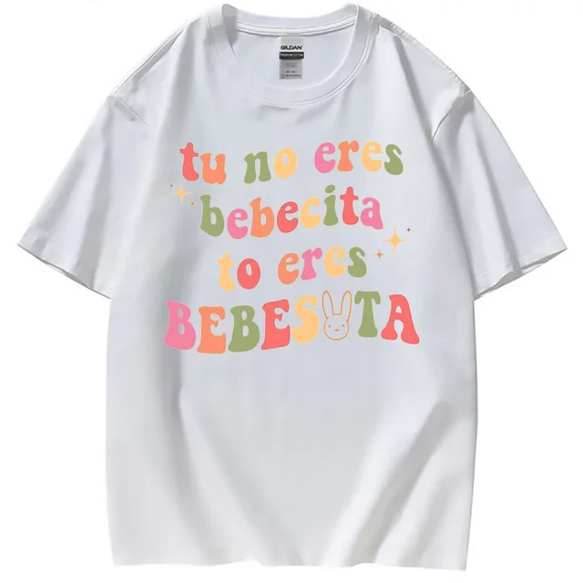 Un Verano Sin Ti Hip Hop Singer Short Sleeve T shirt A White - Shop at LoveMi