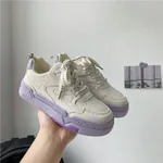 Versatile Retro Ins Trendy High Appearance Sneakers - Purple