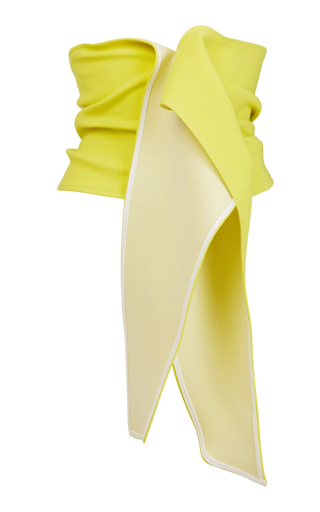 Female Decoration Wide Corset Waist Outside With A Hundred Matching Skirt - Yellow