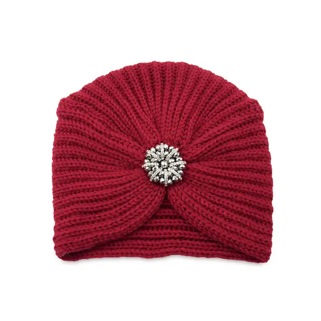 Bohemian Ball Accessories Pullover Hat Purplish Red - Shop at LoveMi