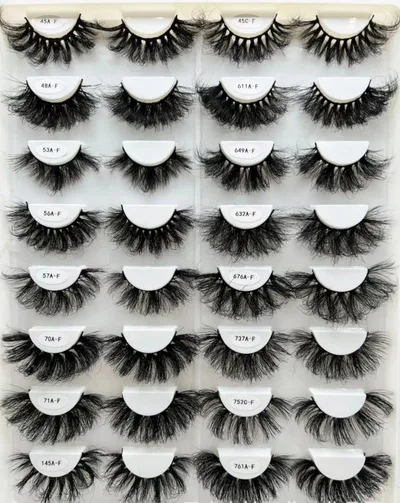 New Volume Mink 25MM False Eyelashes 611Af - Shop at LoveMi