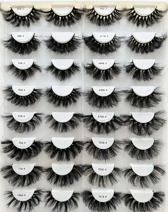 New Volume Mink 25MM False Eyelashes 649Af - Shop at LoveMi