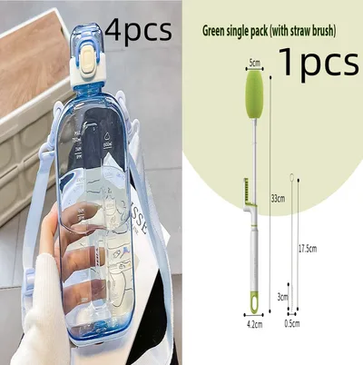 Women's Fashion Simple Scale Large Capacity Water Cup Blue Set3 - Shop at LoveMi