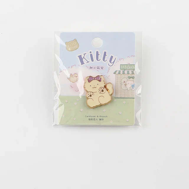 Letter Lover Brooch Sweetheart Cute Pet Bow Cat - Shop at LoveMi