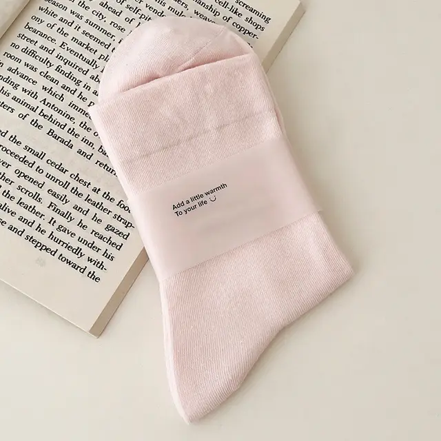 Girls' Gentle Loose Mouth Confinement Socks Light Pink - Shop at LoveMi