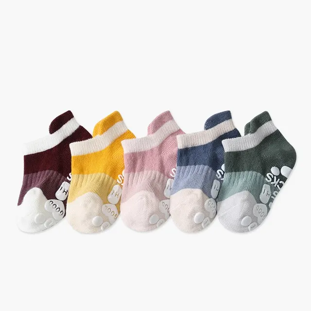 Thin Cotton Large Area Adhesive Ship Socks Bright Color Series - Shop at LoveMi