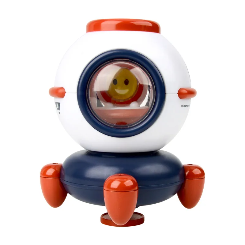 Light Spinning Spray Spaceship Baby Splashing Splash Baby Bathroom Bath Toys Bath Toys - Shop at LoveMi