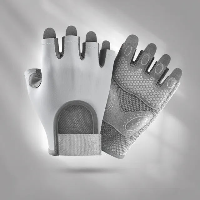 Women's Fashion Anti slip Shock Absorption Wear resistant Breathable Anti callus Gloves Xg66 Arctic Grey - Shop at LoveMi