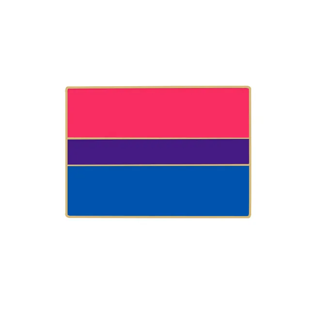 Cartoon Circular Color Personality Cute Metal Brooch Flag - Shop at LoveMi