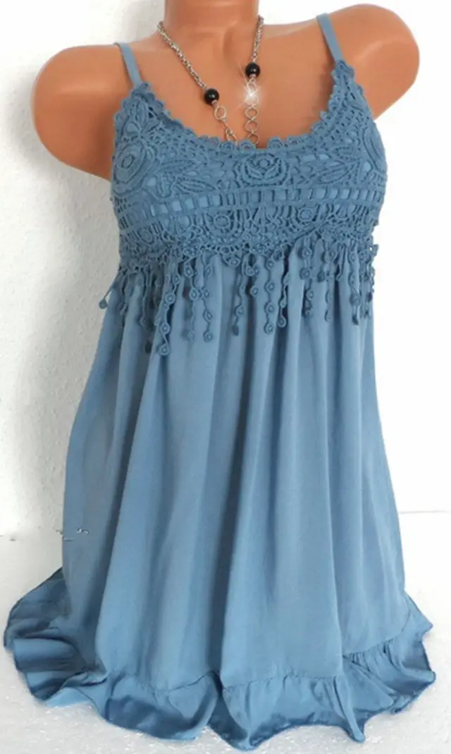 Lace Suspender Dress For Women In Seven Colors Light Blue - Shop at LoveMi