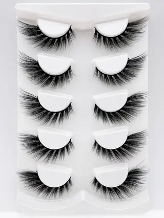 Mink Eyelashes Eye Tail Lengthening Natural Eyelashes Flat False - D489