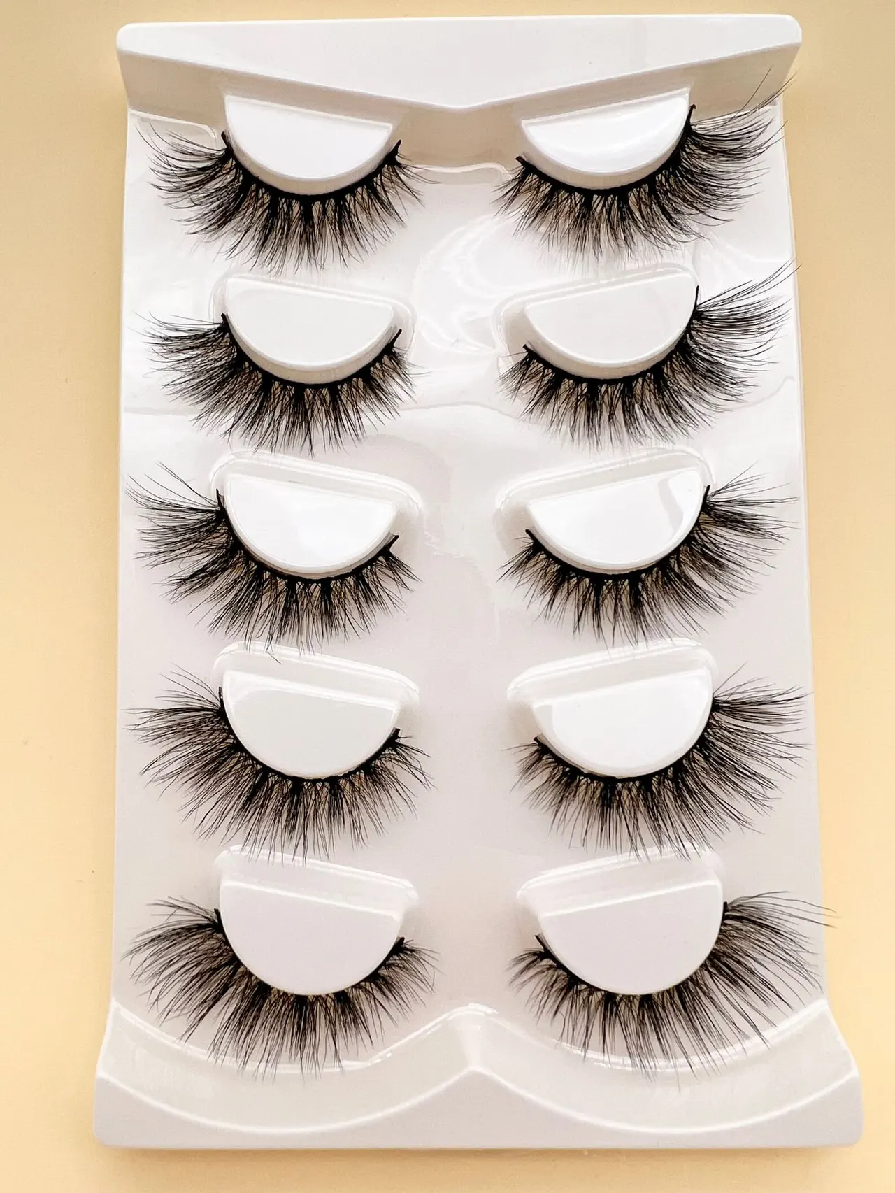 Mink Eyelashes Eye Tail Lengthening Natural Eyelashes Flat False - D574K