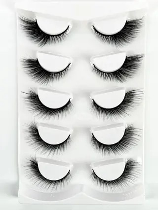 Mink Eyelashes Eye Tail Lengthening Natural Eyelashes Flat False - Mixed01