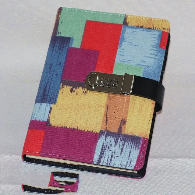 Locked Diary Password Book Creative Notes Thickened Colorful - Shop at LoveMi