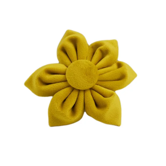 Pet Collar Dog Fabric Velvet Flower1 - Shop at LoveMi