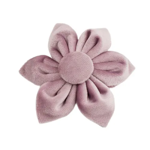 Pet Collar Dog Fabric Velvet Flower3 - Shop at LoveMi