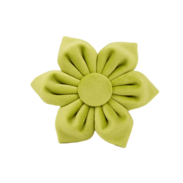 Pet Collar Dog Fabric Velvet Flower1 - Shop at LoveMi