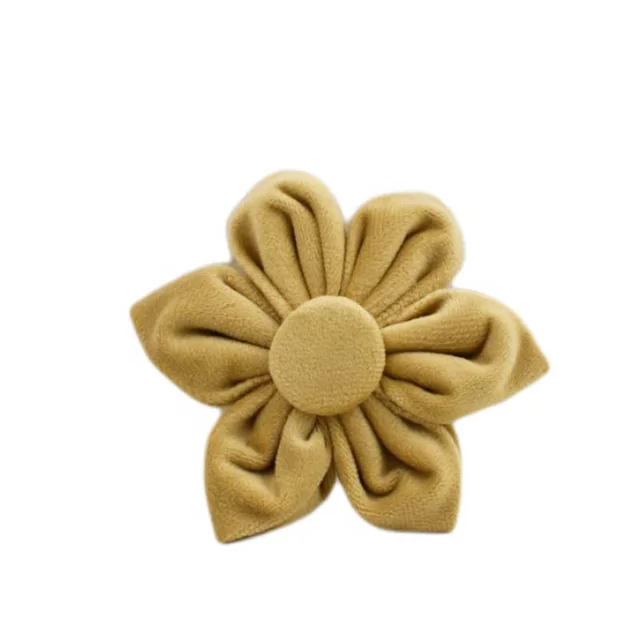 Pet Collar Dog Fabric Velvet Flower3 - Shop at LoveMi