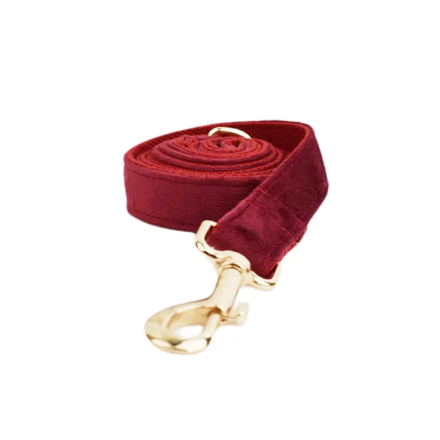 Pet Collar Dog Fabric Velvet Dog Leash1 - Shop at LoveMi