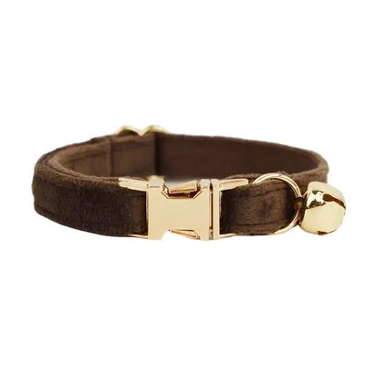 Pet Collar Cat Bow Lovely Dark Coffee - Shop at LoveMi