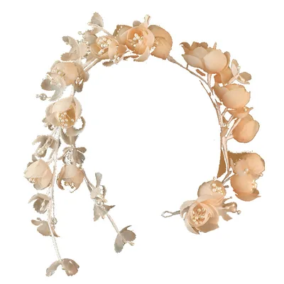 Handmade Flower Headbands For Wedding Hair Accessories Picture Color - Shop at LoveMi