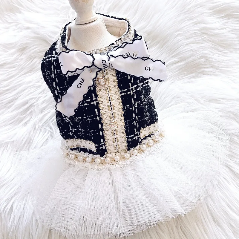 Lace Dress Clothes For Small Dogs Black - Shop at LoveMi