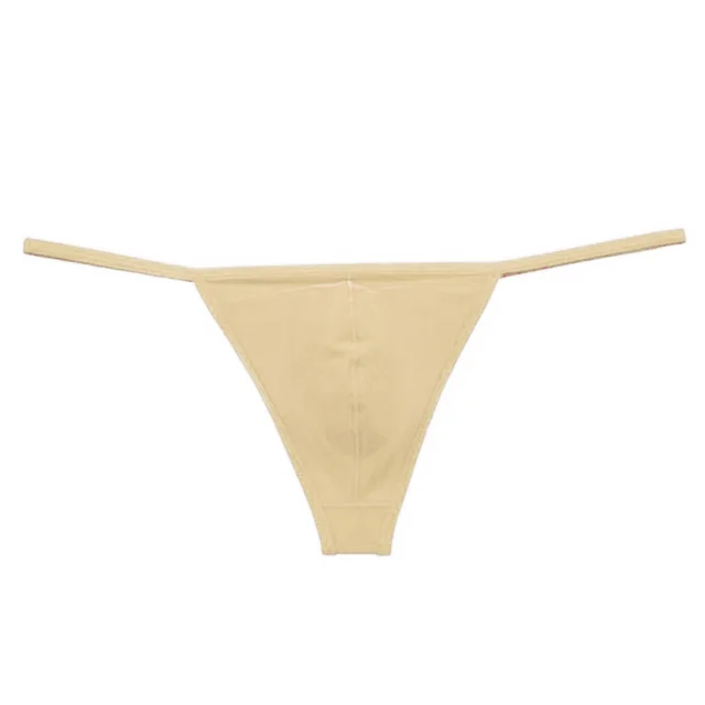 Men's Low Rise Sexy Cotton Thong Skin Tone - Shop at LoveMi