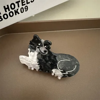 Animal Hairpin Cute Pet Niche Design Border Collie - Shop at LoveMi