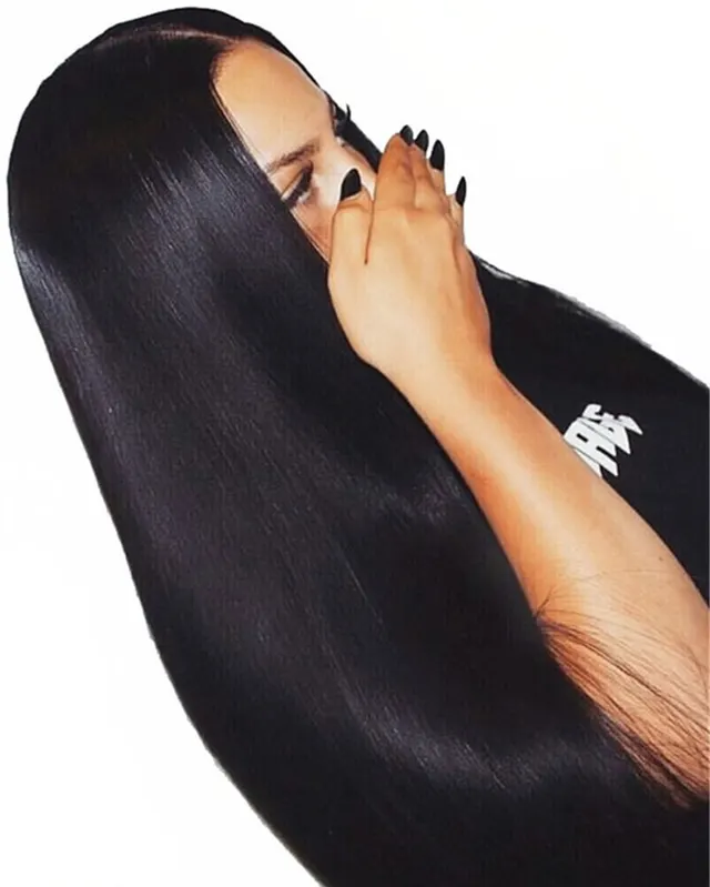Front Lace Wigs Women Large Straight Hair 20Inches - Shop at LoveMi