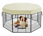 Courtyard Pet Carrier Nest Top Cover Outdoor Sunscreen Outdoor Waterproof - Beige