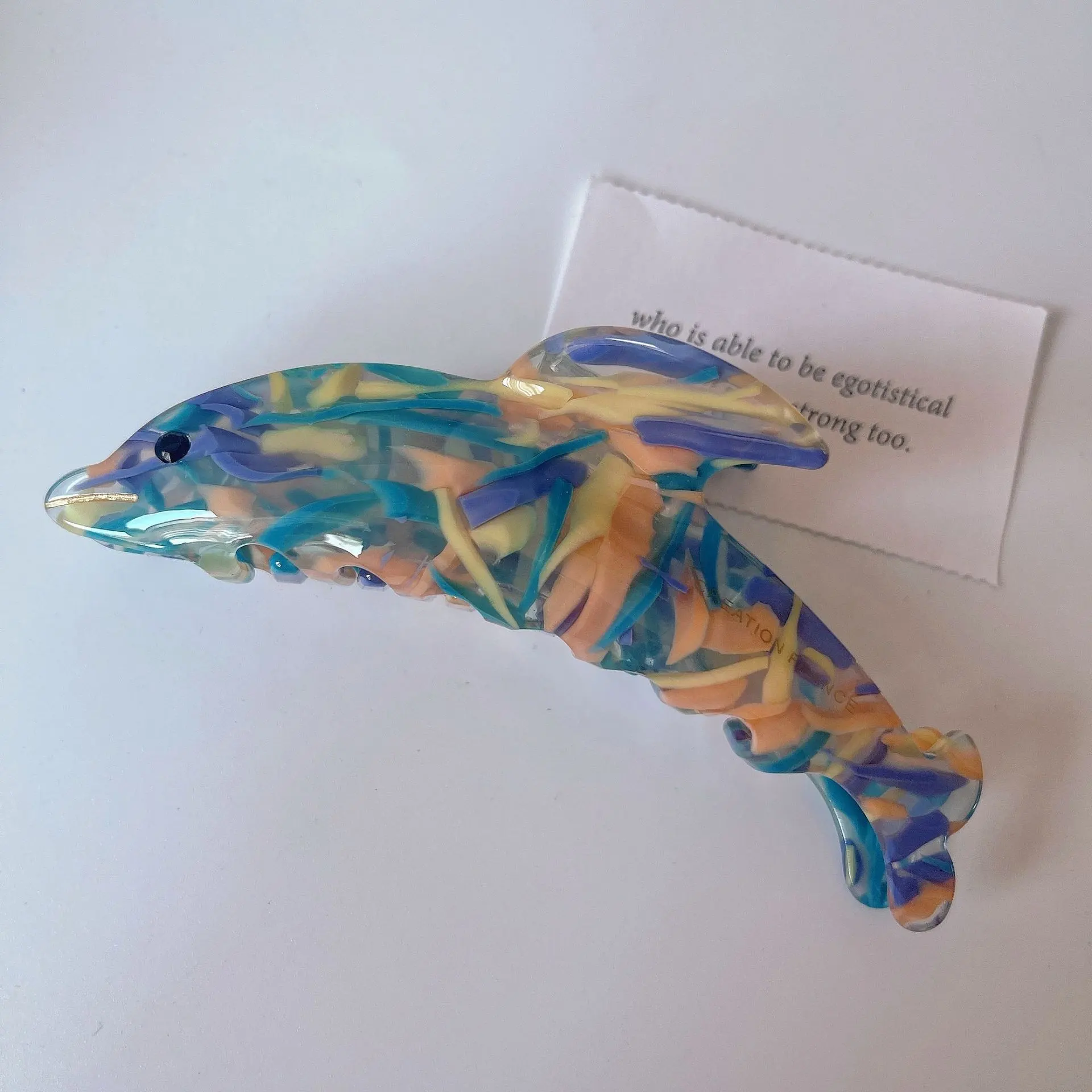 Japan And Korea Acetic Acid Hairpin Niche - Purple Orange Blue