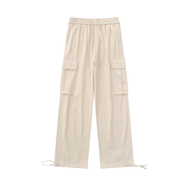 Women's High Street Overalls With Large Pockets Apricot - Shop at LoveMi