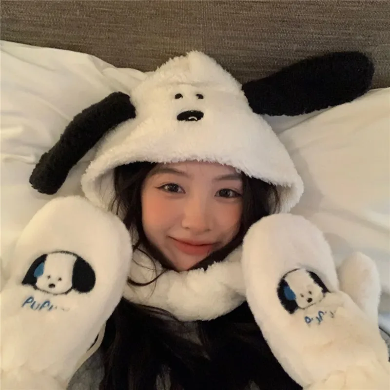 Students Wear Warm Fuzzy Hats Dog - Shop at LoveMi