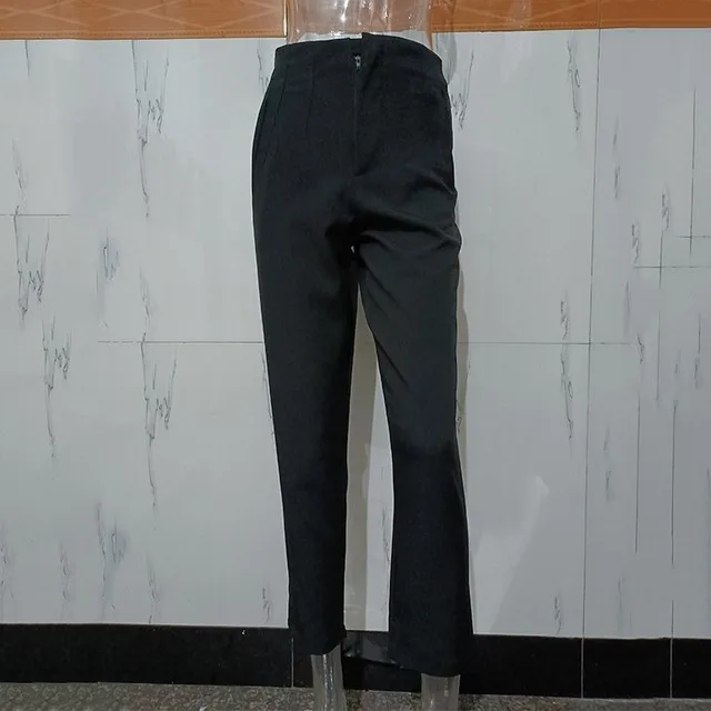 Women's Casual Fashion Straight Leg Pants Black - Shop at LoveMi
