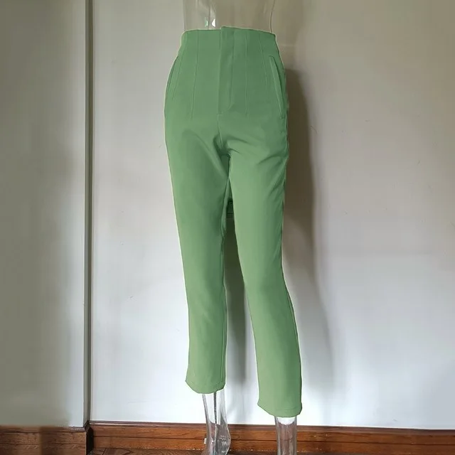 Women's Casual Fashion Straight Leg Pants Mint - Shop at LoveMi