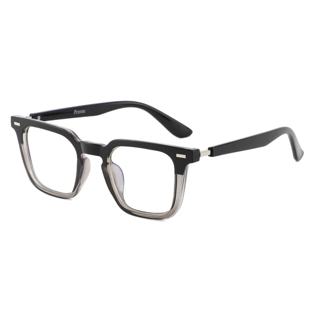 Men's And Women's Fashion PC Metal Frame Sunglasses Black Grey Antiblue Light - Shop at LoveMi