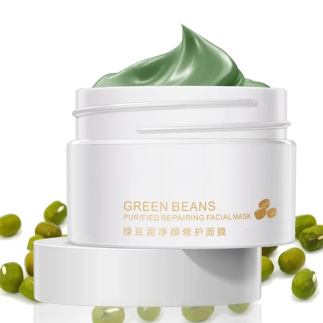 Mung Bean Paste Cleansing And Repairing Facial Mask 50G - Shop at LoveMi