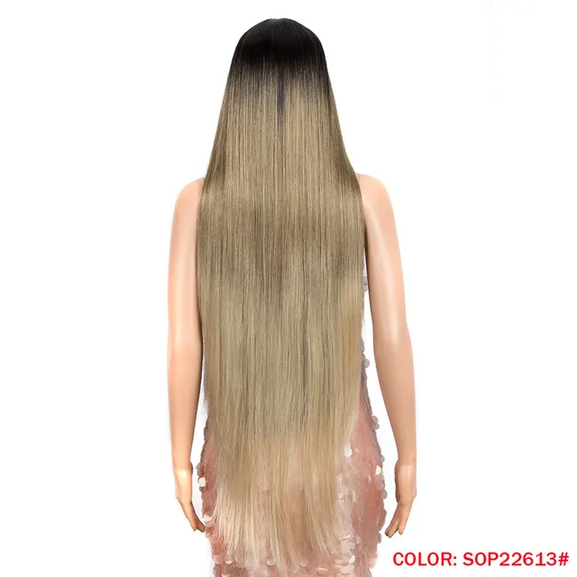 Long Straight Hair Synthetic Fiber Headgear Sop26613 - Shop at LoveMi